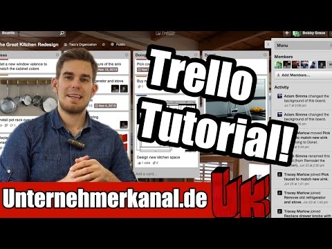 Trello-Tutorial: Projekte organisieren mit Trello als Projekt Management Tool (Tutorial auf Deutsch)