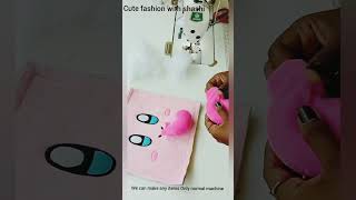Cute cartoon bags😊we can make this items only normal mchine #cutebags #shorts