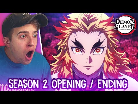 Demon Slayer Season 2 Opening & Ending Reaction!! Kimetsu no Yaiba | Anime OP Reaction