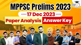 MPPSC 2023 Prelims Paper Analysis | MPPSC Answer Key 2023 | MPPSC Paper Analysis 2023 |MPPSC Cut Off
