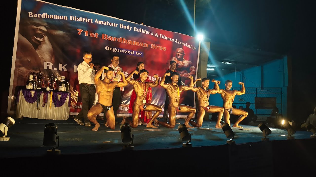 Bodybuilding 4th place District Bodybuilding compilation 🥹 #posing #Best condition #improve ment 😱
