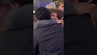 Meagan Good Embraces Michael Ealy As Jonathan Majors Looks On!
