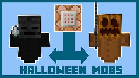 Minecraft:TOP 5 HALLOWEEN MOBS (ONLY ONE COMMAND)