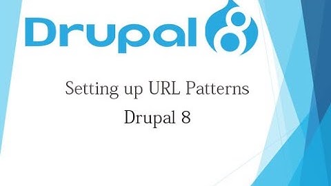 Drupal 8 Tutorial for Beginner Lesson-31: Setting Up URL Patterns in Drupal 8 - Hindi