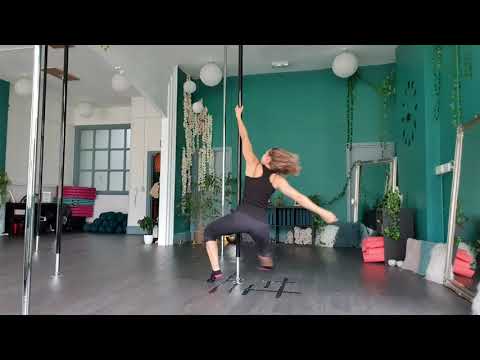 How to pole dance? How to create momentum on a static pole? Static pole spins
