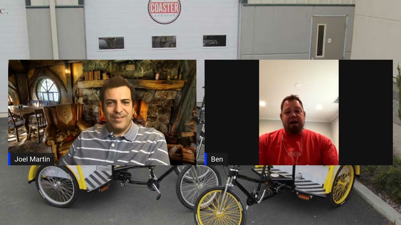Micromobility Tech Ben Morris CEO of Coaster Cycles and Joel Martin
