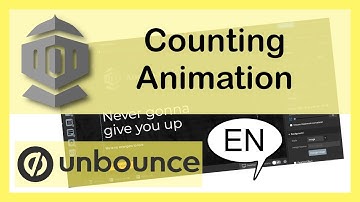 HOW TO add a Counter Animation in UNBOUNCE