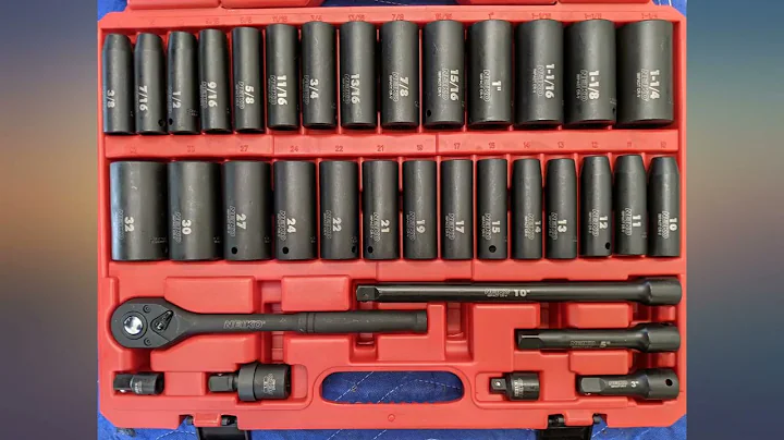 Neiko 02446A 1//2-Inch Drive Deep Impact Socket Master Set with Accessories, review