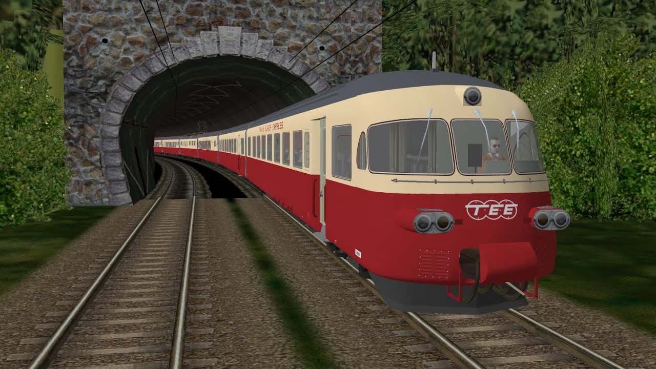 Open Rails Sbb Open Rails SBB/FS TEE RAe Chiasso-Milano. - YouTube