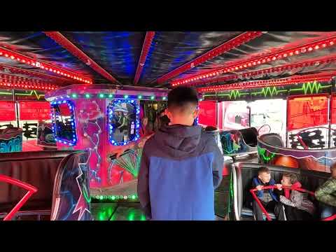 Frank Lee's Laser-Dome Waltzer Offride Pov @ Arthur Tuby & Sons Funfair Worksop 15/04/2023