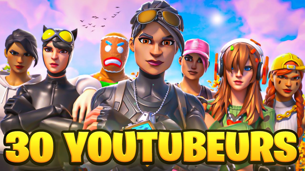 30 Petits Youtubeurs S'AFFRONTENT en RELOAD sur FORTNITE ! (on régale le top 1)
