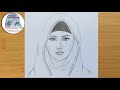 Hijab Drawing Girl