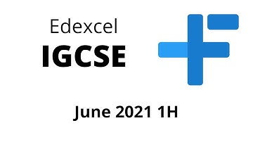IGCSE Maths Edexcel June 2021 Paper 1H