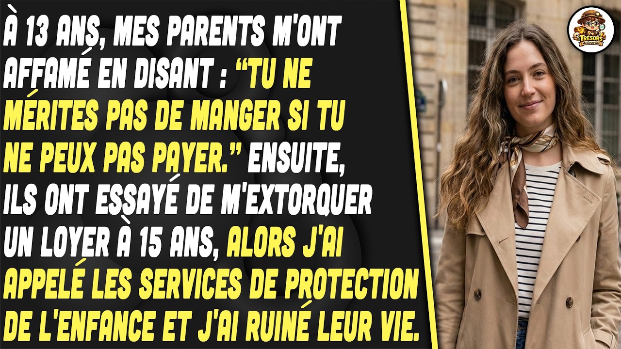 À 13 Ans, Mes Parents M'ont Affamé Car Je Ne Pouvais Pas Payer. Puis Ils Ont Essayé...