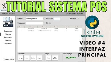 Crea un Punto de Venta en Python Tkinter 🛒 | Parte 4