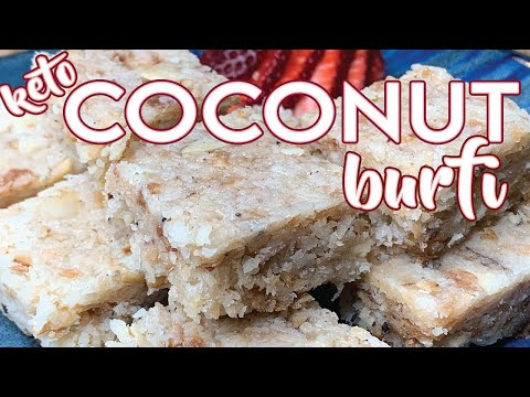 keto-coconut-burfi-|-low-carb-nariyal-badam-burfi-|-easy-to-keto-indian-sweets
