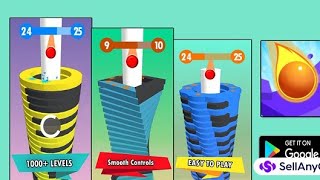 Playing Stack ball 3d game🏀🏈#shorts#ytshorts#shortsfeed screenshot 5