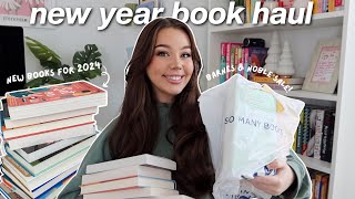 huge new book haul for 2024!! *new year, new books*