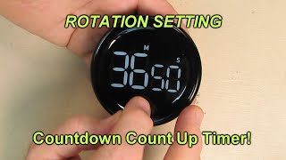 LIORQUE Digital kitchen(Clock) timer & knob timer unboxing