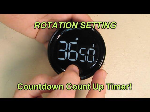 Unboxing Avinia Visual timers Large LED Display Magnetic Countdown Countup  Timer 