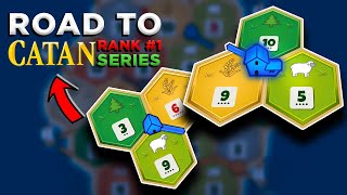 TOP 50 Catan Gameplay - Catan Pro Climbs the Ladder