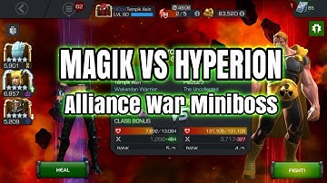Magik vs Hyperion Alliance War Miniboss   Marvel Contest Of Champions