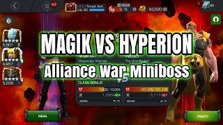 Magik vs Hyperion Alliance War Miniboss   Marvel Contest Of Champions