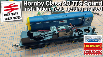 Hornby RailRoad Plus LORAM Class 20 TTS SOUND