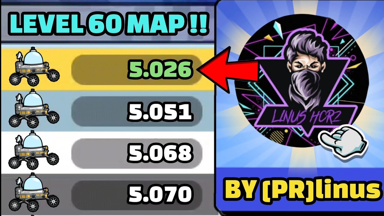 LEVEL 60 MAP BY [PR]Linus 🤩 IN COMMUNITY SHOWCASE - Hill Climb Racing 2 ...
