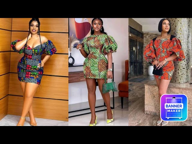 Simple But Stunning Eye-Catch Ankara Short Gowns Ladies Can Recreate This  Month | Boombuzz