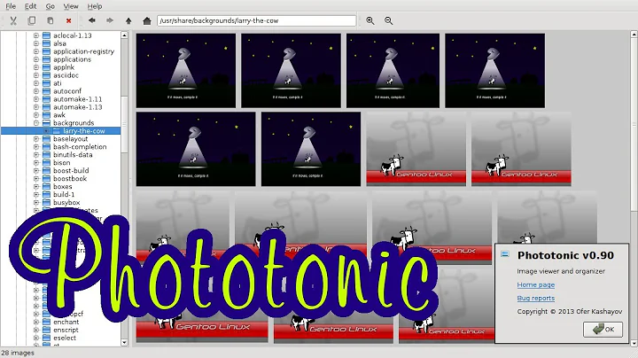 Phototonic, Qt image viewer and manager