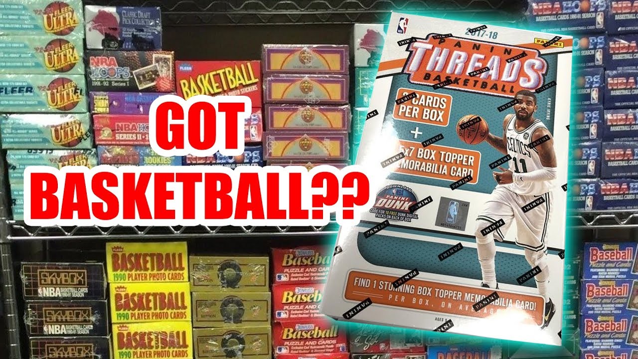 201718 Panini Threads Basketball Retail Box Opening Basketball Card