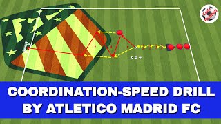 Coordination-speed exercise by Atletico Madrid FC training!