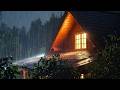 Heavy Rain Sounds for Deep Sleep 🌧️ Cozy Night Rain Ambience (4 Hours)