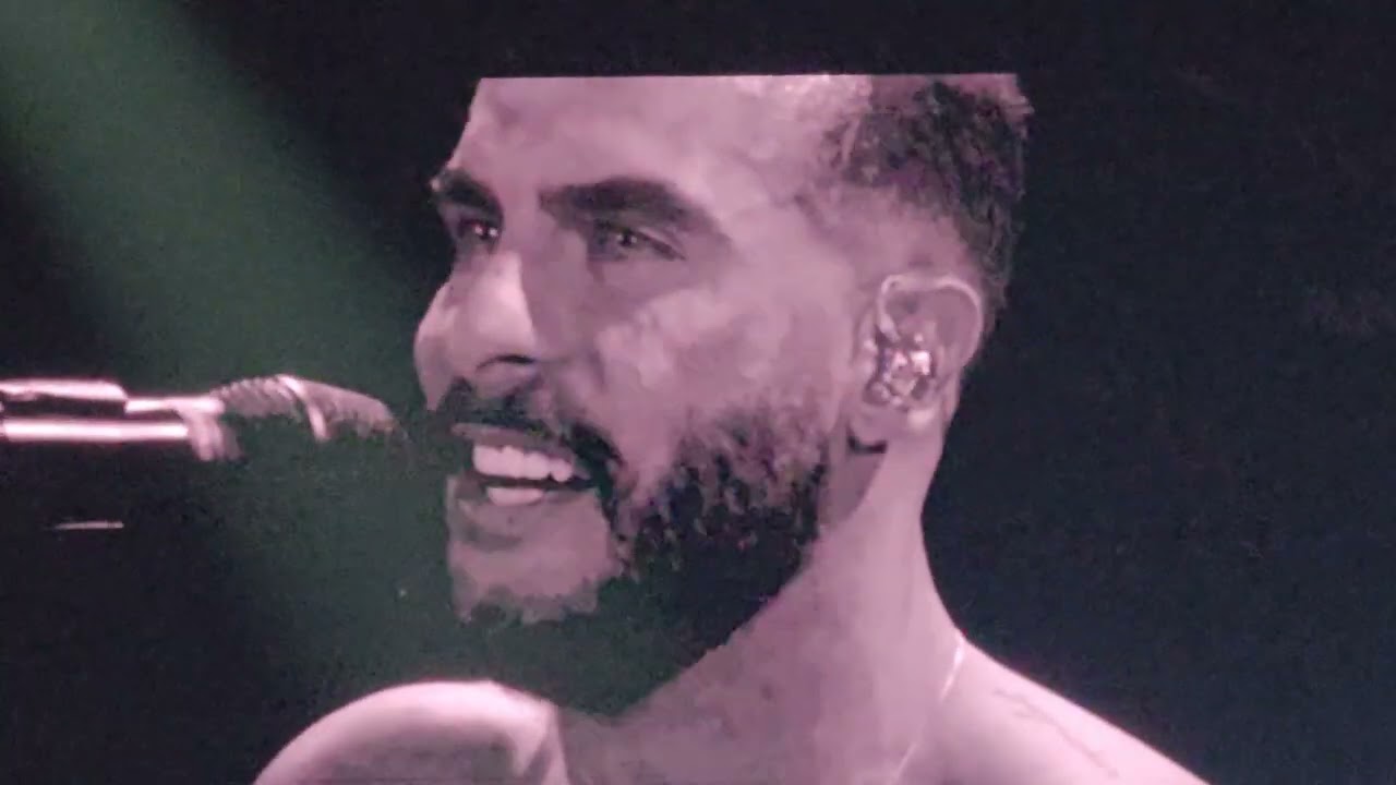 Nininho Vaz Maia altice arena 15-03-25 Canta com pulseira electrónica em palco