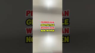 Cara Mudah Bedain Geotextile Woven dan Non Woven #besibajasurabaya