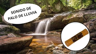 SONIDO DE PALO DE LLUVIA Y SUAVE BRISA 🎼🎧// EFECTO DE SONIDO PALO DE AGUA