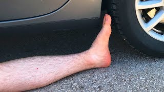 Crushing Crunchy \& Soft Things by Car! Experiment: Car vs Plastic Foot and more