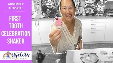DIY 1st Tooth or Milestone Cake Topper Shaker and Slider - (Using the Cricut to Cut) How to Assemble