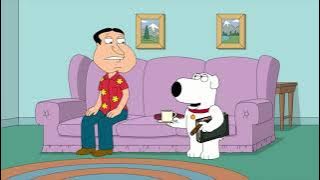 Quagmire asks Brian to pretend to be his dog