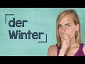 German Lesson (30) - Listening Comprehension for Beginners: Winter Talk - A1