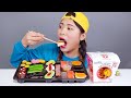 نودلز سوشي جلي جيلي Mukbang DONA دونا العربية 