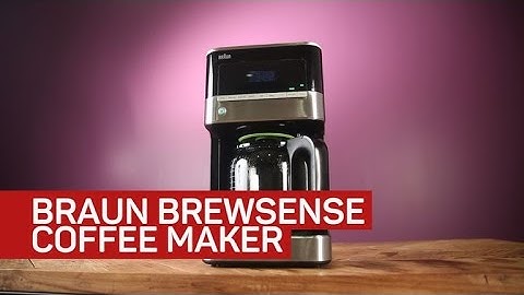 The basic Braun coffee maker brews drip surprisingly well