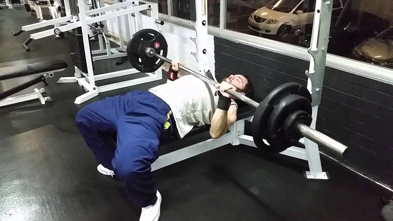 Bench Press: 75kg x 4 - YouTube