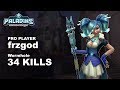 frzgod Evie 34 KILLS!! Paladins Pro (SSG) Ranked Gameplay