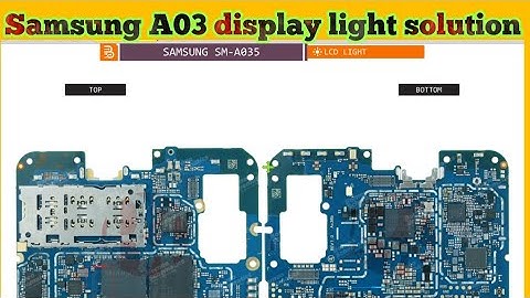 Samsung A03(a035) display light solution| youtube viral video| the soil boy