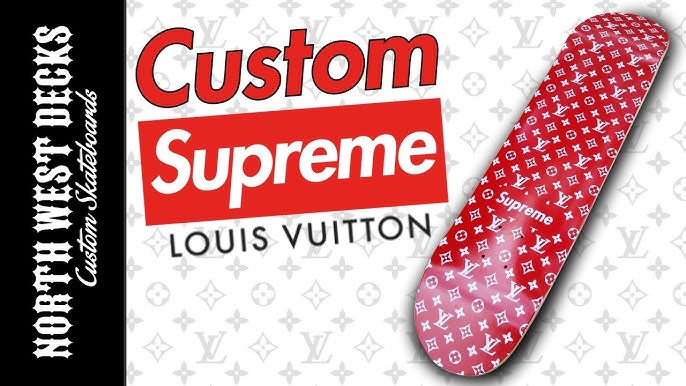 Making ANOTHER Louis Vuitton Supreme Skateboard! #2 