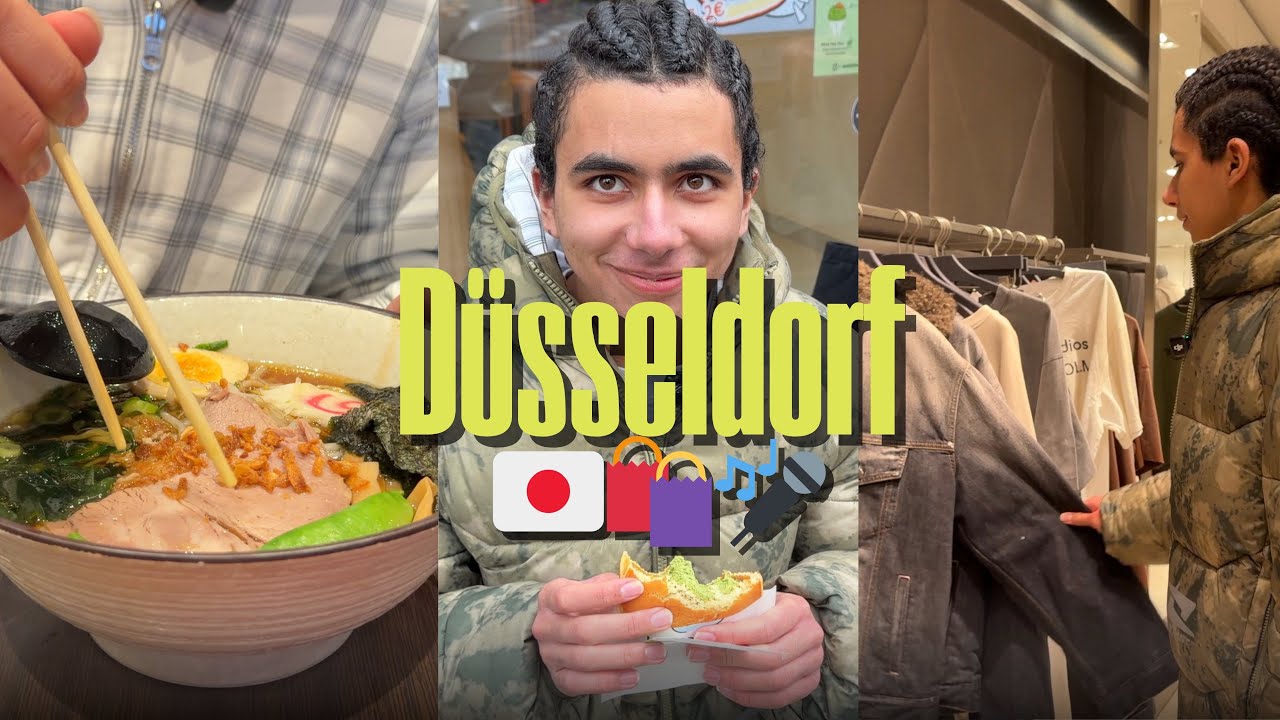 BESTE JAPANISCHE ESSEN IN DÜSSELDORF?🇯🇵DAVE KONZERT + SHOPPING VLOG