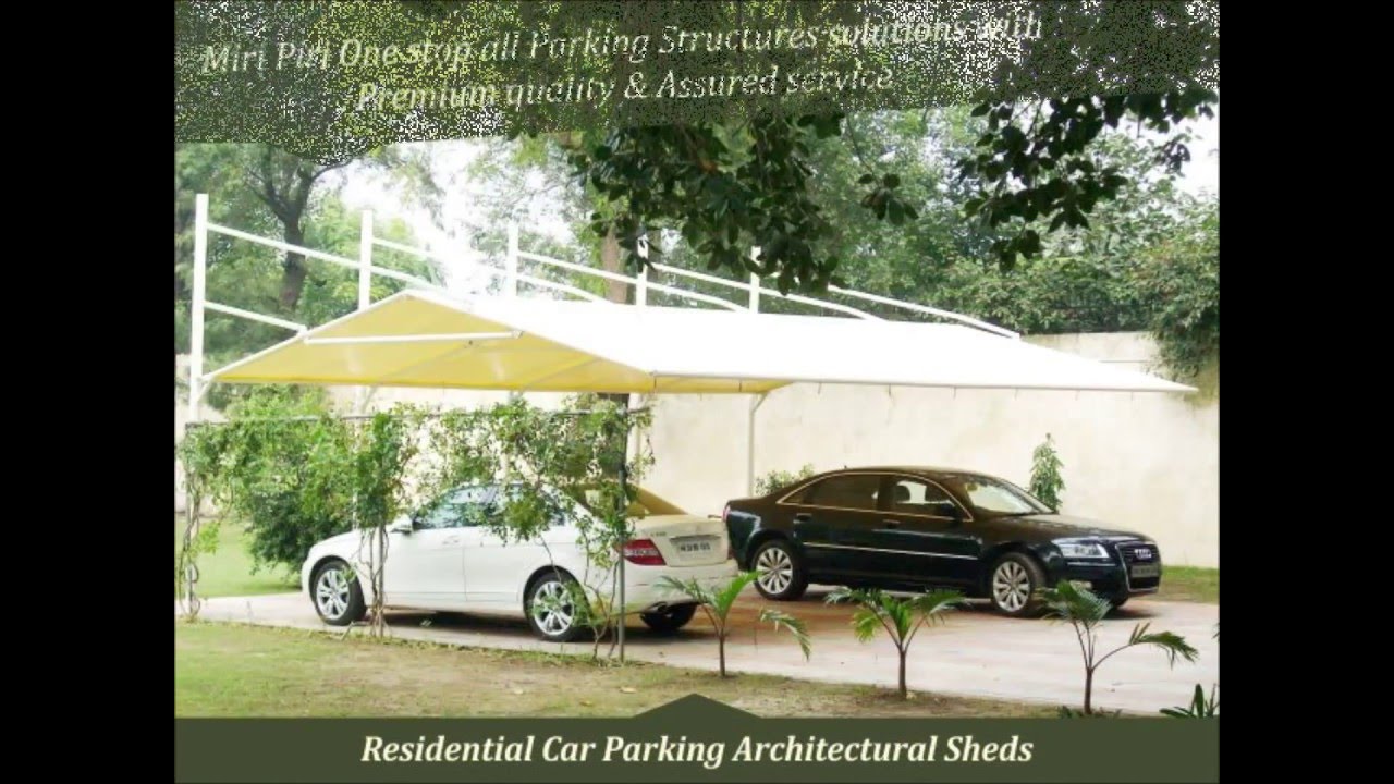 Latest, Unique & Best Tensile Car Parking Structures Manufacturers Supplier Contractors Delhi, India