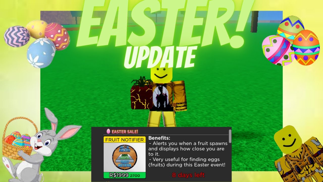 Easter Update Showcase! (Blox Fruits) YouTube